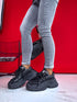 MELNAS botas ar aukšto žolės "BRATZ"
